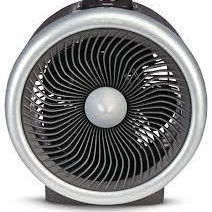 Radiateur Ventilateur M&eacute;canique Utilitaire Turbo de 1 500 W en Noir OMA ( 043-1022-0 )