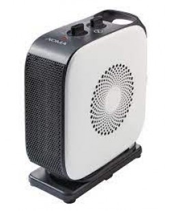 Radiateur Céramique Oscillant Portatif avec Thermostat de 1 500 W Blanc OMA ( 043-7363-2 )