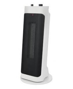 Radiateur Céramique en Tour Oscillant avec Thermostat 1 500 W Blanc OMA ( 043-8413-8 )