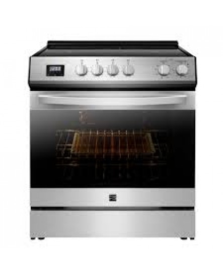 Cuisini&egrave;re &Eacute;lectrique &agrave; Induction / Four &agrave; Convection V&eacute;ritable de 30" / 5 pi&sup3; avec Friteuse &agrave; Air en Acier Inoxydable Kenmore ( 22-96873 )