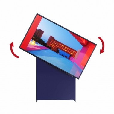 QLED 43" UHD 4K Tizen Smart The Sero Bleu marine de Samsung ( QN43LS05TAFXZC )