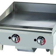 Plaque de Cuisson de Comptoir au Gaz de 24 "avec Commandes Thermostatiques 56 600 BTU avec Plaque d'Acier Convertible de 1" STAR ( 624TF )