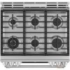 Cuisinière au Gaz Biénergie Encastrable à 6 brûleurs / Four à Convection Véritable de 5,7 pi³ / 30" en Acier Inoxydable Café ( CC2S900P2MS1 )