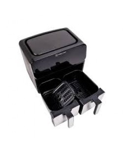 Friteuse à Air Chaud Numérique à 2 Zones de 9.5 Pintes Noir & Stainless Culinary Chef ( CCAF904 )