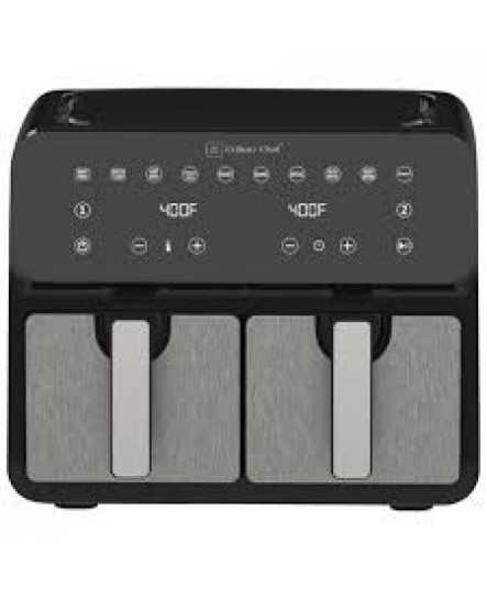 Friteuse à Air Chaud Numérique à 2 Zones de 9.5 Pintes Noir & Stainless Culinary Chef ( CCAF904 )