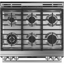Cuisini&egrave;re au Gaz Encastrable de 30" / 5,6 pi&sup3; &agrave; 6 Br&ucirc;leurs et Four &agrave; Convection V&eacute;ritable en Acier Inoxydable Caf&eacute; ( CCGS700M2NS5 )