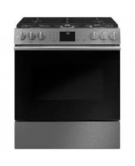 Cuisinière au Gaz Encastrable de 30" / 5,6 pi³ à 6 Brûleurs et Four à Convection Véritable en Acier Inoxydable Café ( CCGS700M2NS5 )