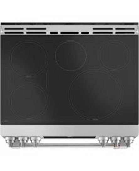 Cuisinière Électrique Encastrable à 5 Éléments / Four à Convection Véritable de 5,7 pi³ / 30" en Acier Inoxydable Café ( CCHS900P2MS1 )