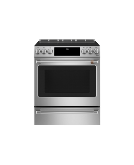 Cuisinière Électrique Encastrable à 5 Éléments / Four à Convection Véritable de 5,7 pi³ / 30" en Acier Inoxydable Café ( CCHS900P2MS1 )