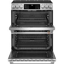 Cuisini&egrave;re &agrave; Induction Encastrable &agrave; 2 Four &agrave; Convection Ind&eacute;pendants de 6,7 pi&sup3; / 30" en Acier Inoxydable Caf&eacute; ( CCHS950P2MS1 )