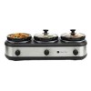 Mijoteuse Triple Style Buffet de 420 watts Pots en C&eacute;ramique Culinary Chef ( CCSC3105 )
