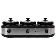 Mijoteuse Triple Style Buffet de 420 watts Pots en C&eacute;ramique Culinary Chef ( CCSC3105 )