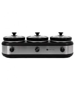 Mijoteuse Triple Style Buffet de 420 watts Pots en C&eacute;ramique Culinary Chef ( CCSC3105 )