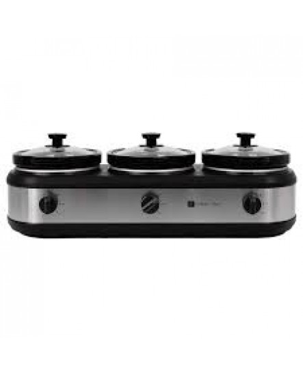 Mijoteuse Triple Style Buffet de 420 watts Pots en C&eacute;ramique Culinary Chef ( CCSC3105 )