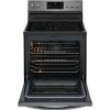 Cuisini&egrave;re &Eacute;lectrique 30" / 5.7 Pi&sup3; Convection Friteuse &agrave; Air en Acier Inoxydable Noir Frigidaire Gallery ( CGRE306CAD )