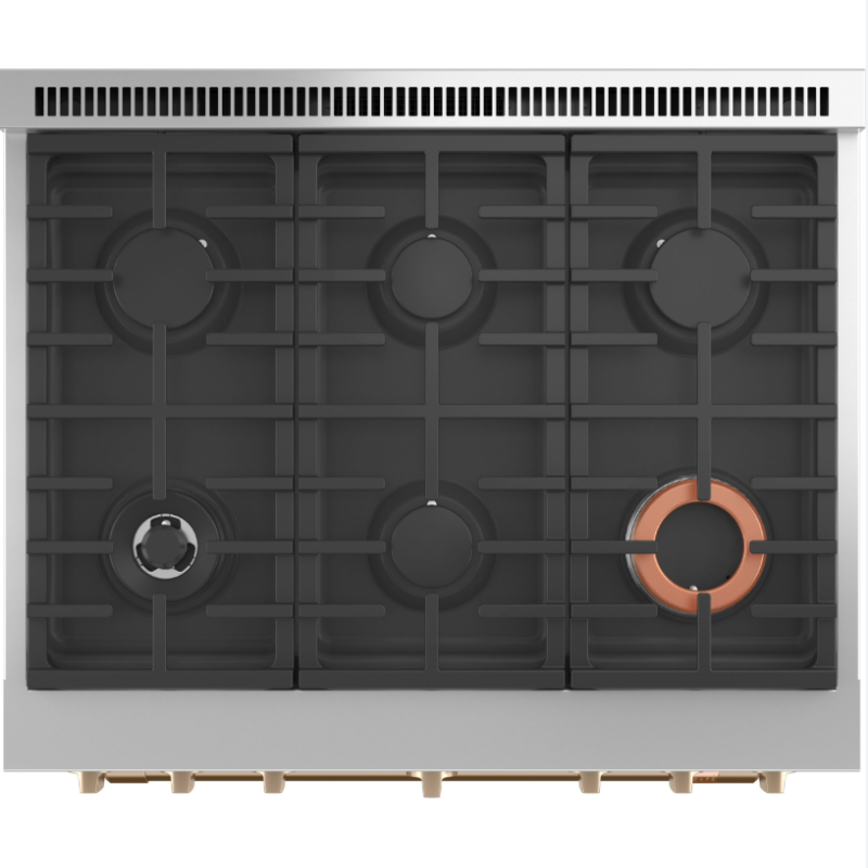 Cuisini&egrave;re Professionnelle Intelligente au Gaz de 36" / 6.2 Pi&sup3; &agrave; 6 Br&ucirc;leurs Cafe ( CGY366P4TW2 )