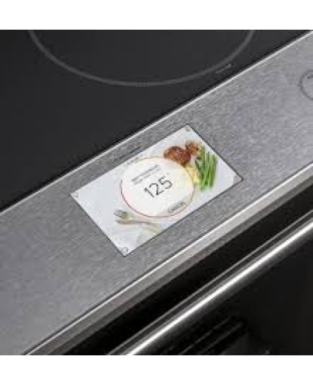 Cuisinière Électrique Encastrable à Induction Intelligente de 30" / 5.3 pi³ à 5 Brûleurs avec Four à Convection en Verre Platine Cafe ( CHS90XM2NS5 )