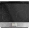 Cuisini&egrave;re &Eacute;lectrique Encastrable &agrave; Induction Intelligente de 30" / 5.3 pi&sup3; &agrave; 5 Br&ucirc;leurs avec Four &agrave; Convection en Verre Platine Cafe ( CHS90XM2NS5 )