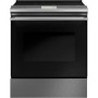 Cuisini&egrave;re &Eacute;lectrique Encastrable &agrave; Induction Intelligente de 30" / 5.3 pi&sup3; &agrave; 5 Br&ucirc;leurs avec Four &agrave; Convection en Verre Platine Cafe ( CHS90XM2NS5 )