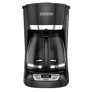 Cafeti&egrave;re num&eacute;rique 12 tasses Noir Black & Decker ( CM1105BC )