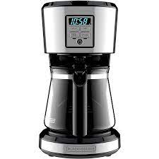 Cafeti&egrave;re Programmable de 12 tasses Noir Black & Decker ( CM1231SC )