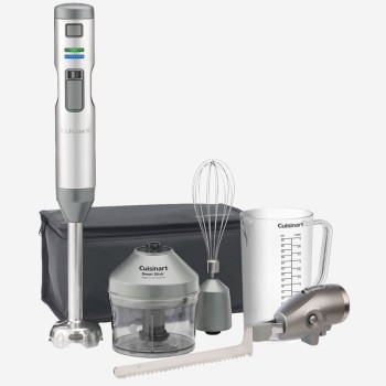 M&eacute;langeur &agrave; main sans fil Smart Stick avec couteau &eacute;lectrique Cuisinart ( CSB-300C )