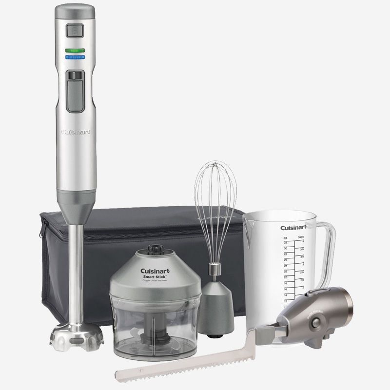 M&eacute;langeur &agrave; main sans fil Smart Stick avec couteau &eacute;lectrique Cuisinart ( CSB-300C )