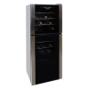 Cellier autonome de 45 bouteilles &agrave; deux temp&eacute;ratures Noir Koolatron ( WC45 )
