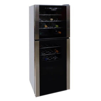 Cellier autonome de 45 bouteilles à deux températures Noir Koolatron ( WC45 )