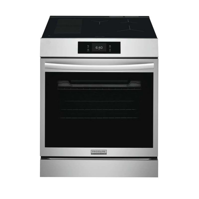 Cuisini&egrave;re de 30" / 6,2 pi&sup3; &agrave; Induction et Four &agrave; Convection V&eacute;ritable avec Pierre &agrave; Pizza Acier Inoxydable *PRODUIT NEUF*Frigidaire Gallery ( GCFI307CBF )