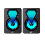 Haut-Parleurs d'Ordinateur de Jeu PRO 2.0 avec R&eacute;tro&eacute;clairage RVB *PRODUIT NEUF* ( SK210mini )