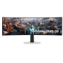 Moniteur de Jeu Incurv&eacute; de 49" FreeSync G-Sync DELO QHD 240 Hz Odyssey OLED G9 Argent&eacute; Samsung ( LS49CG932SNXZA )