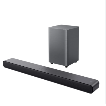 Barre de Son 2.1 canaux Dolby Atmos de 220 W avec Haut-Parleur d'Extr&ecirc;mes Graves sans Fil de TCL ( S55H5 )
