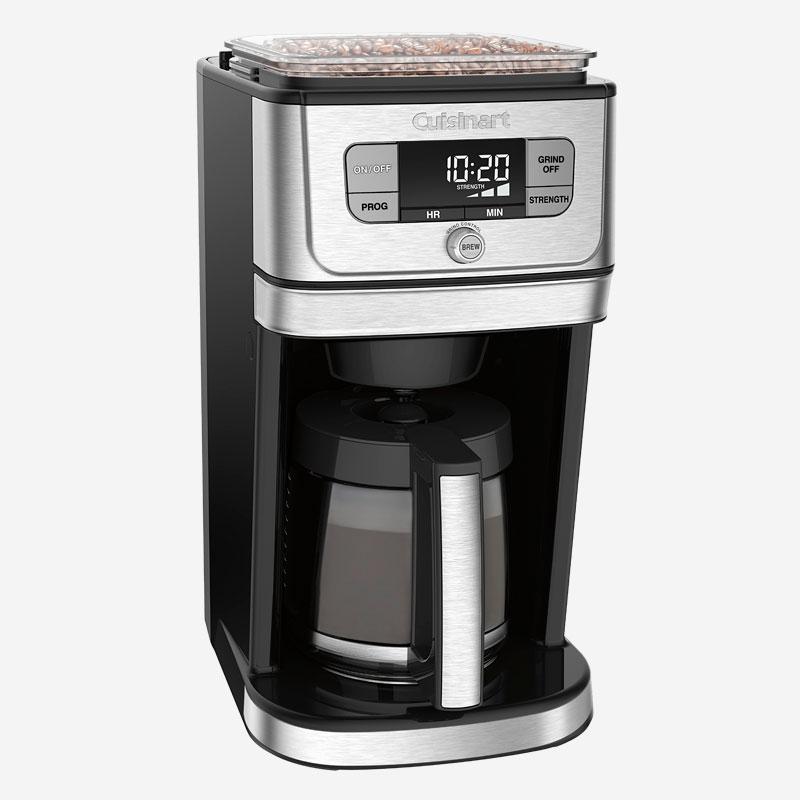 Cafeti&egrave;re automatique de 12 tasses &agrave; moulin int&eacute;gr&eacute; burr grind & brew Cuisinart ( DGB-800C )