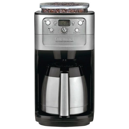 Cafeti&egrave;re automatique 12 tasses avec verseuse isolante et moulin int&eacute;gr&eacute; Grind & Brew Cuisinart ( DGB-900BCC )