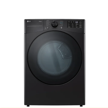 S&eacute;cheuse &Eacute;lectrique de 7,4 pi&sup3; avec Technologie de S&eacute;chage IA Noir Minuit de LG ( DLE3580X )