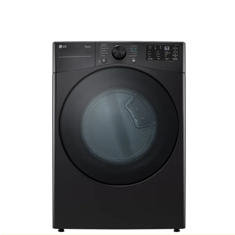S&eacute;cheuse &Eacute;lectrique de 7,4 pi&sup3; avec Technologie de S&eacute;chage IA Noir Minuit de LG ( DLE3580X )