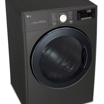 S&eacute;cheuse &eacute;lectrique de 7,4 pi&sup3; avec TurboSteam en Acier Inoxydable Noir LG ( DLEX3900B )