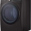 Sécheuse Électrique de 7,4 pi³ avec Séchage par Capteur ThinQ Acier Inoxydable Noir LG ( DLEX4200B )