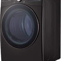 Sécheuse Électrique de 7,4 pi³ avec Séchage par Capteur ThinQ Acier Inoxydable Noir LG ( DLEX4200B )