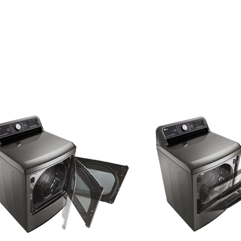 Sécheuse à super grande capacité de 7,3 pi³ avec porte à ouverture double EasyLoad Acier Inoxydable LG ( DLEX7300VE )