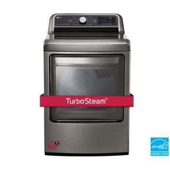 Sécheuse à super grande capacité de 7,3 pi³ avec porte à ouverture double EasyLoad Acier Inoxydable LG ( DLEX7300VE )
