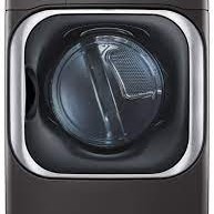 S&eacute;cheuse &Eacute;lectrique de 9,0 pi&sup3; &agrave; Vapeur Smart en Acier Inoxydable Noir LG ( DLEX8900B )