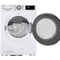 S&eacute;cheuse Compacte de 4,2 pi&sup3; / 24 po avec Technologie &agrave; Double Onduleur HeatPump en Blanc LG ( DLHC1455W )