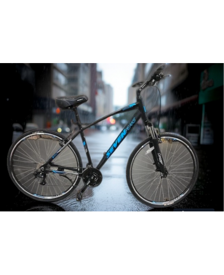Vélo Hybride pour Homme Roue de 27" / Cadre de 19" / 21 Vitesses *PRODUIT NEUF* Broadway Seven Peaks ( DO-0829A-A1 (19) )