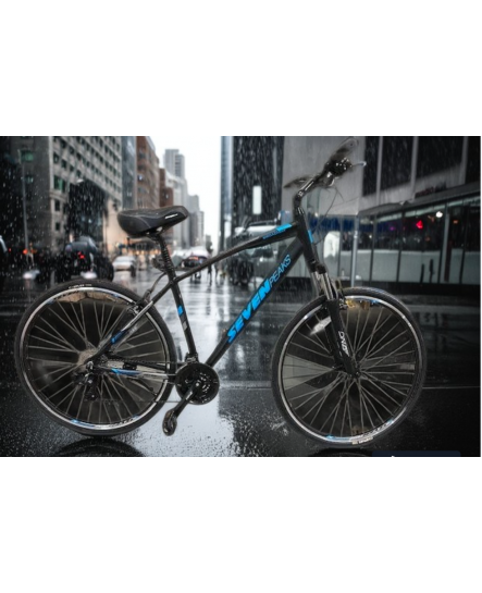 Vélo Hybride pour Homme Roue de 27" / Cadre de 17" / 21 Vitesses *PRODUIT NEUF* Broadway Seven Peaks ( DO-0829A-A1 (17) )