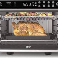 Four Grille-Pain &agrave; Friture &agrave; Air Chaud 0,25 pi&sup3; / 7,2L en Acier Inoxydable Foodi XL Pro de Ninja ( DT201C )