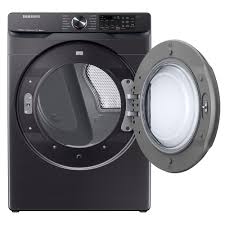 S&eacute;cheuse &eacute;lectrique &agrave; vapeur de 7,5 pi&sup3; en Acier Inoxydable Noir *PRODUIT NEUF* Samsung ( DVE50R8500V )