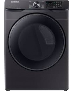 Sécheuse électrique à vapeur de 7,5 pi³ en Acier Inoxydable Noir de Samsung ( DVE50R8500V )