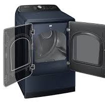 S&eacute;cheuse &Eacute;lectrique de 7,4 pi&sup3; avec Soins pour Animaux de Compagnie et Vapeur en Acier Marine *PRODUIT NEUF* Samsung ( DVE54CG7155D )